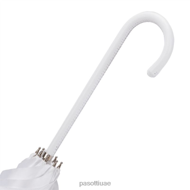 مظلة | 386ni plat-1p - مظلة زفاف بيضاء مع دانتيل PASOTTI Z446V634